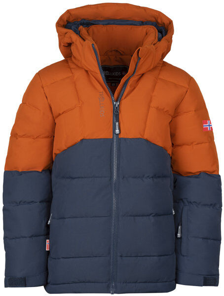 Trollkids Kids Gryllefjord - giacca piumino - bambino Orange/Blue 98