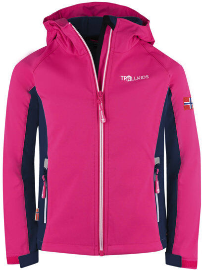 Trollkids Kristiansand - giacca softshell - bambina Pink/Blue 104