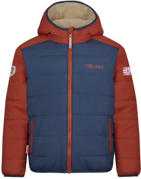 Trollkids Sandvika Turnover - giacca trekking - bambino Blue/Red/Beige 164