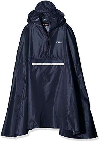 CMP , Cappuccio fisso antipioggia Junior Cape, Black Blue, 164