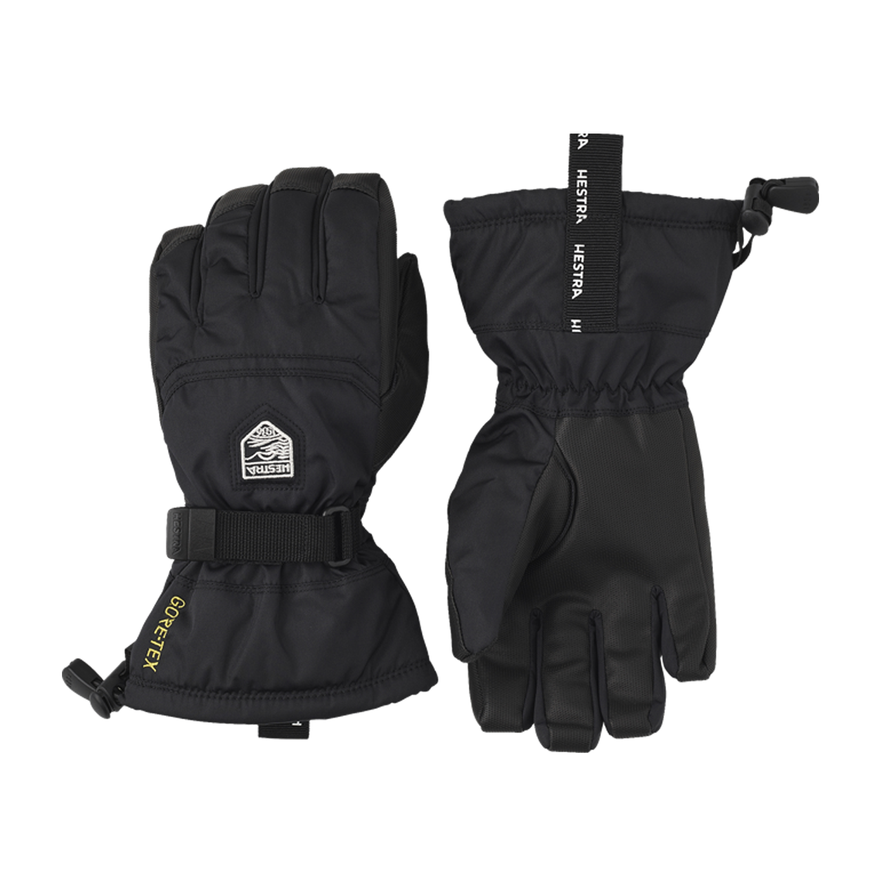 Hestra Guanti Bambino  Gauntlet Gore-Tex 5 Finger Neri