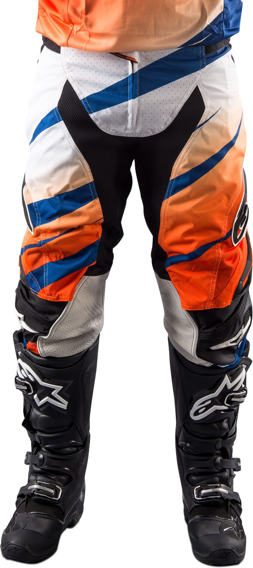 Alpinestars Pantaloni Cross  Techstar Venom Arancio-Bianco-Blu marine