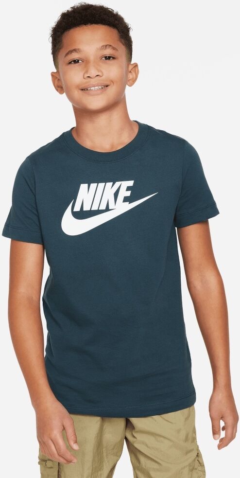 Nike T-Shirt Coton Sportswear Pour Enfant Couleur : Deep Jungle Taille : XL XL