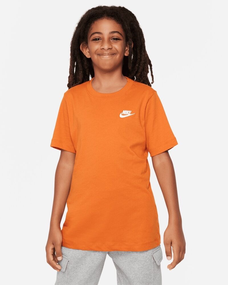 Nike T-Shirt Sportswear Pour Enfant Couleur : Campfire Orange Taille : XL XL