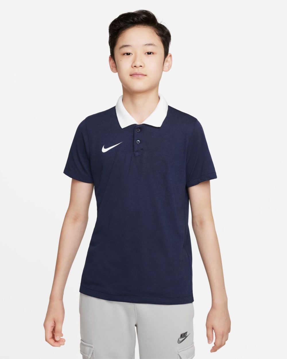 Nike Polo Park 20 Blu Navy per Bambino CW6935-451 M