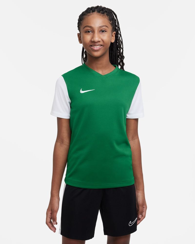 Nike Maglia Tiempo Premier II Verde per Bambino DH8389-302 XL