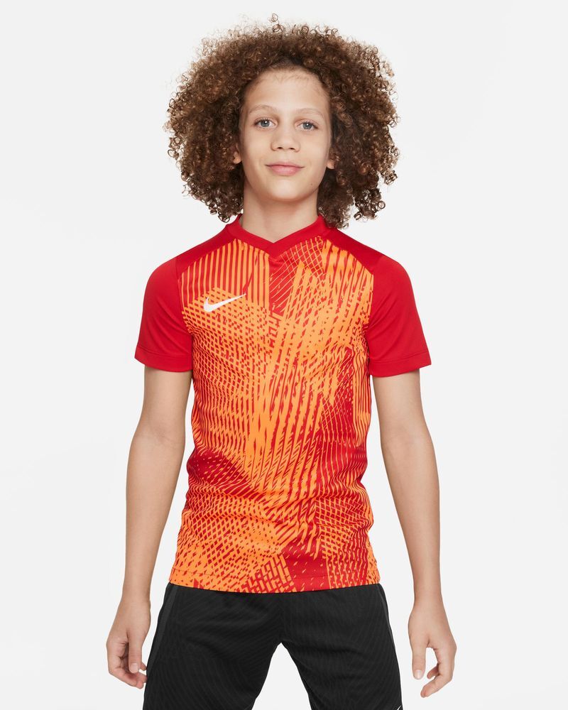 Nike Maglia da calcio Precision VI Rosso per Bambino DR0950-657 XL