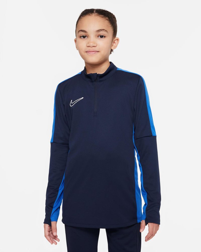 Nike Felpa Academy 23 Blu Navy e Blu Reale per Bambino DR1356-451 XS