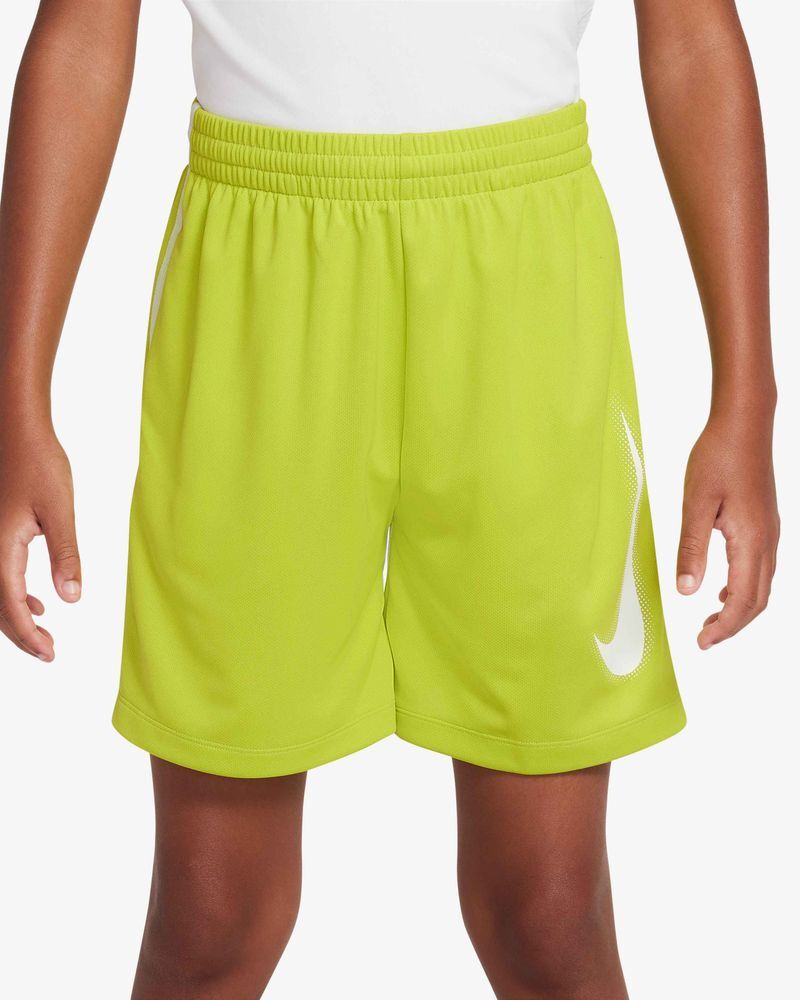 Nike Pantaloncini da training Multi Verde per Bambino DX5361-308 XL