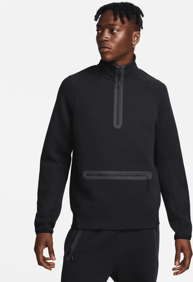 Nike Felpa (1/2) Sportswear Tech Fleece Nero Uomo FB7998-010 XS