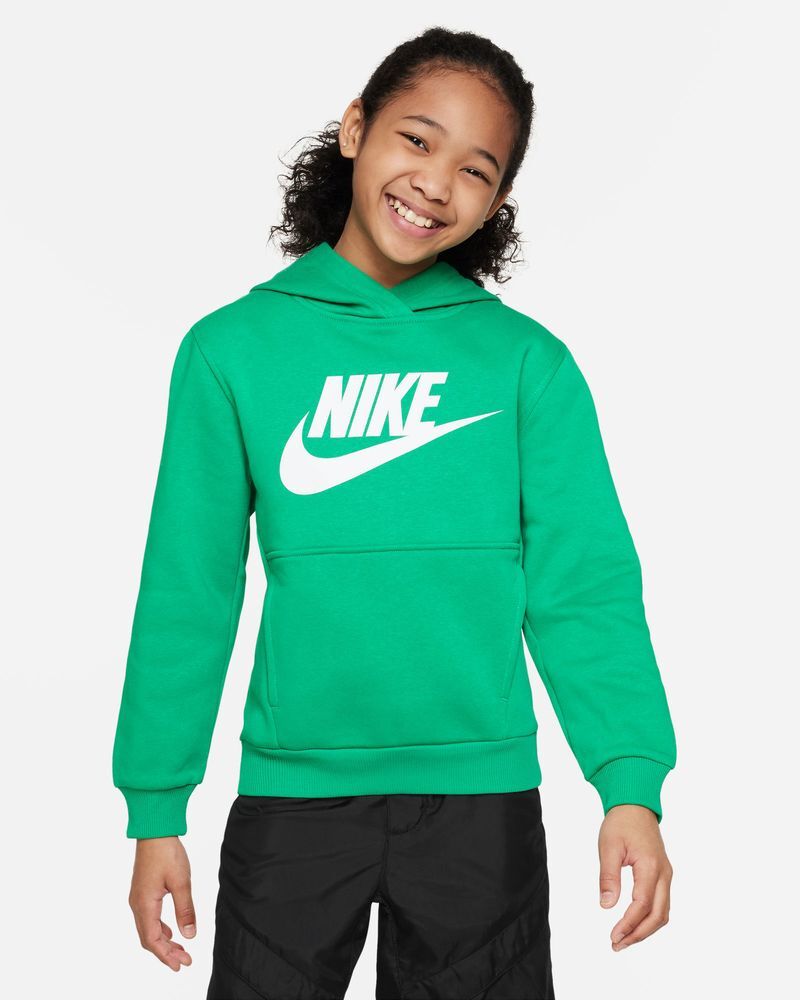 Nike Felpa con cappuccio Sportswear Verde Bambino FD2988-324 XL