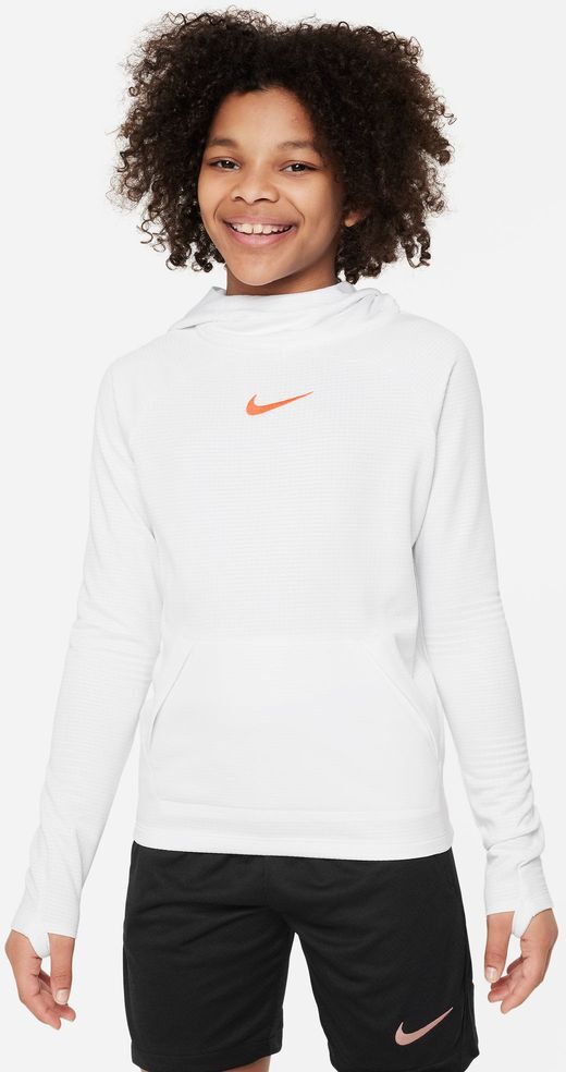 Nike Felpa con cappuccio Academy Bianco Bambino FD3133-100 S