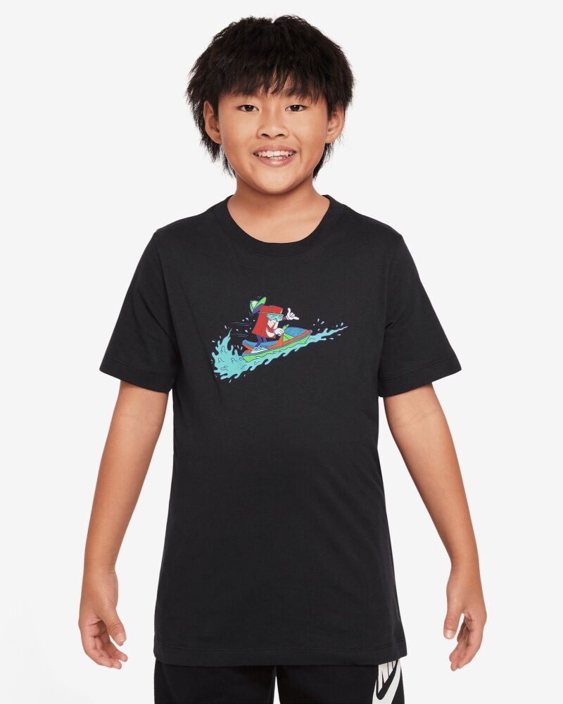 Nike T-shirt Sportswear pour Enfant Couleur : Black Taille : M M