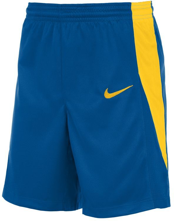 Nike Pantaloncini da pallacanestro Team Blu Reale e Giallo Bambino NT0202-464 M