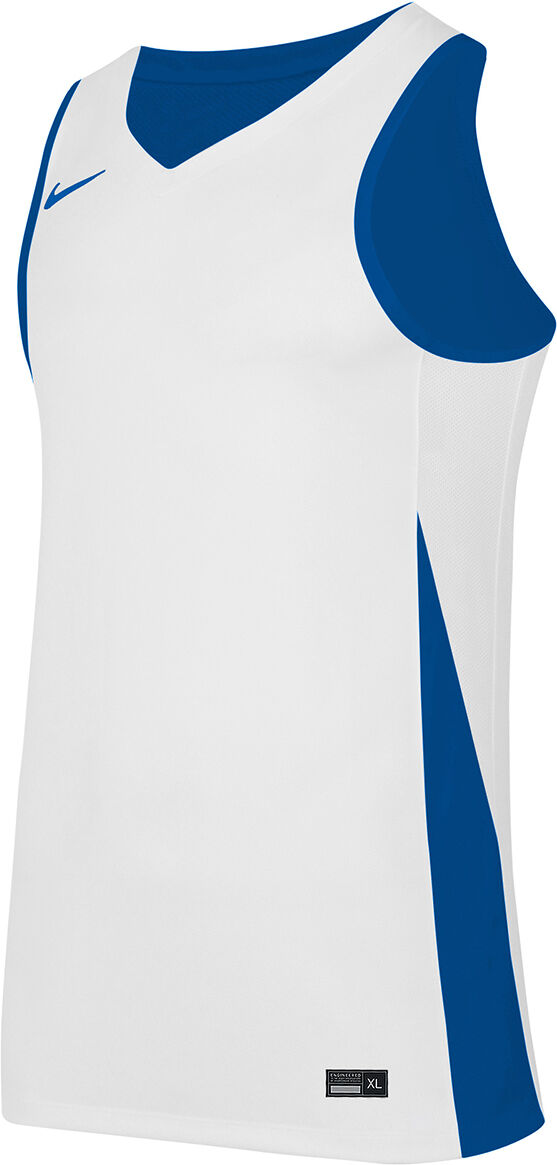 Nike Maglia da basket reversibile Team Blu Reale e Bianco Bambino NT0204-463 XS