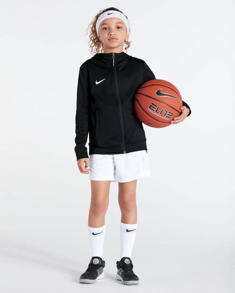 Nike Giacca con cappuccio da basket Team Nero per Bambino NT0206-010 XS