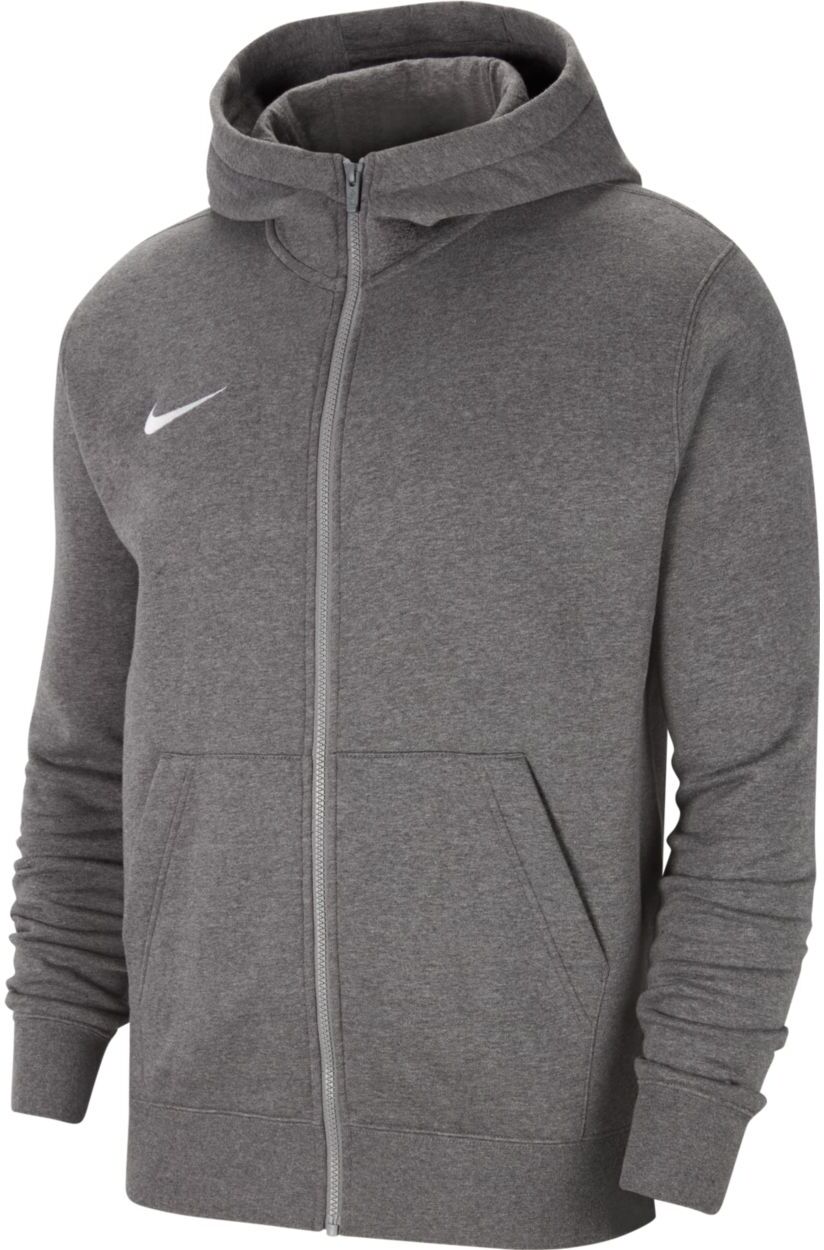 Nike Felpa con zip e cappuccio Team Club 20 Grigio Scuro per Bambino CW6891-071 XS