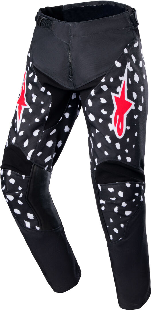 Alpinestars Racer North Pantaloni Motocross Giovani Nero Bianco XL