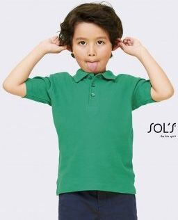 Sol's 100 Polo bambino Summer II neutro o personalizzato