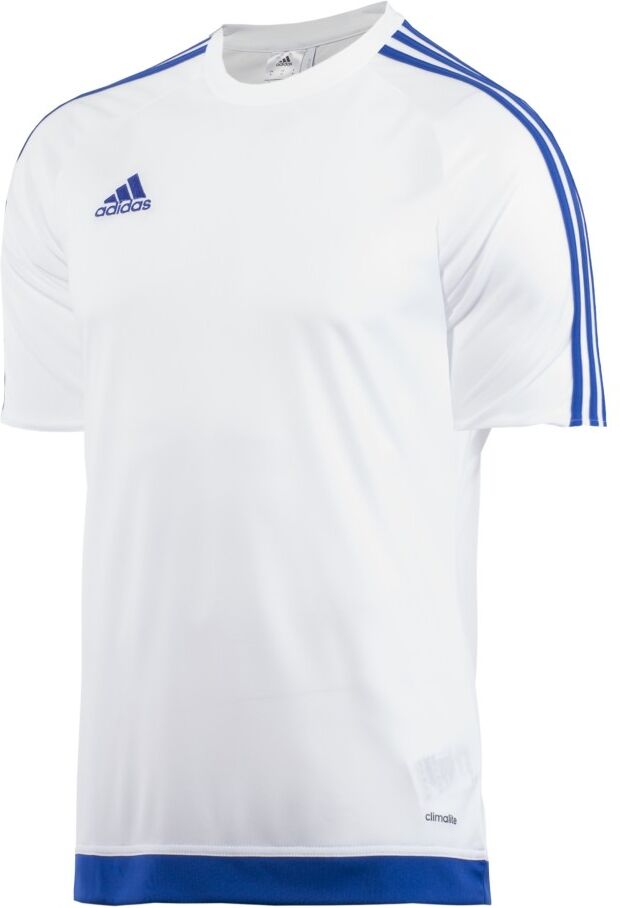 ADIDAS t-shirt mm estro 15 team bianco/royal bambino 7-8 Anni