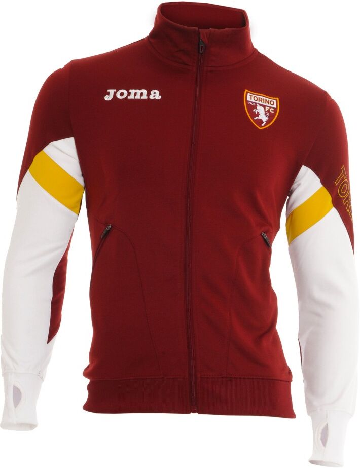 Joma Sport Felpa Full Zip Torino Granata Bianco Bambino 6 Anni