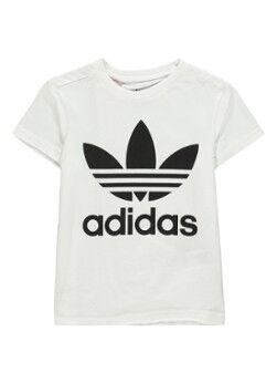 adidas T-shirt met logoprint - Wit