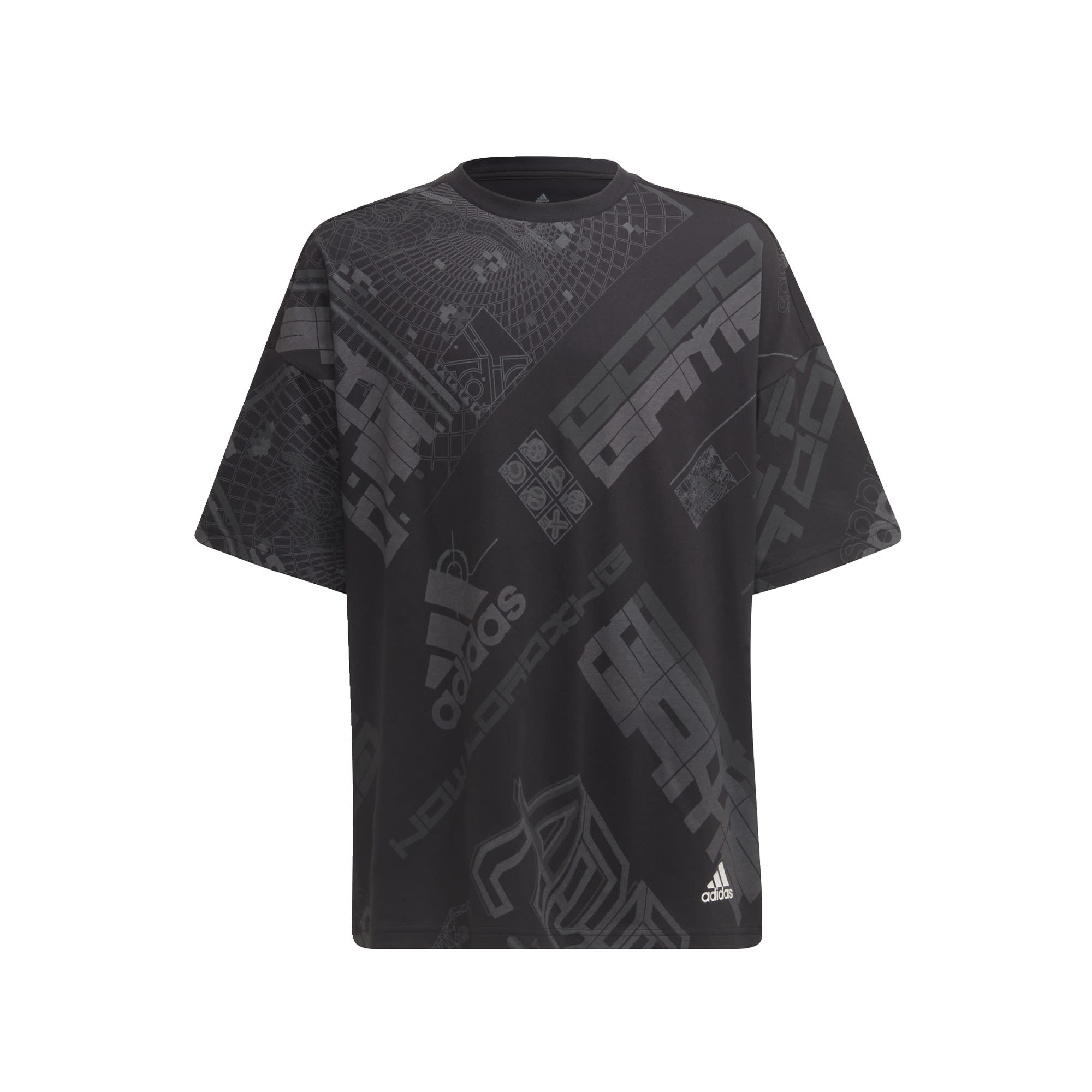 adidas ARKD3 Allover Print T-shirt Kids Zwart - 128