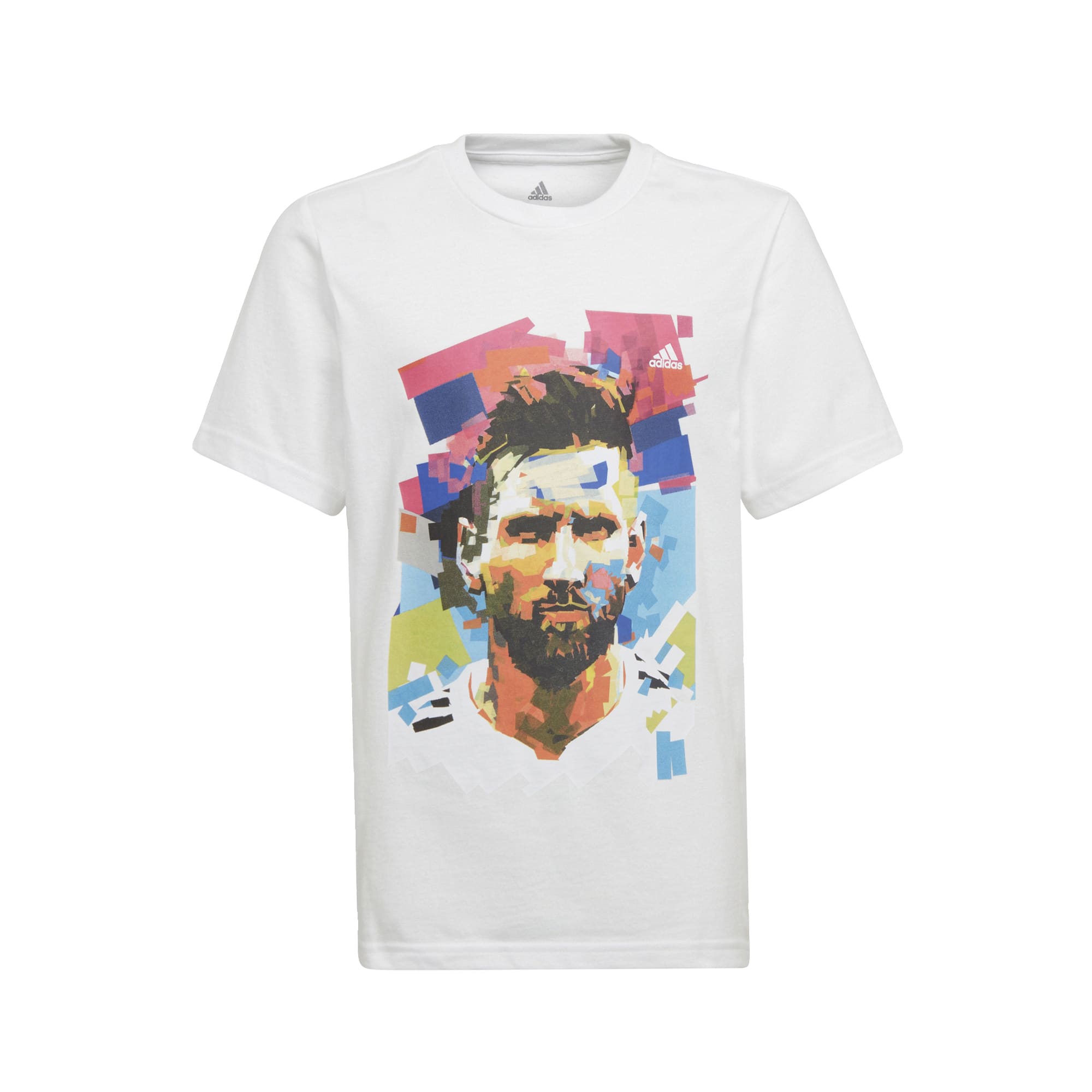 adidas Messi Football Graphic T-shirt Wit - 116