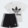 adidas Trefoil Short en T-shirt Set White / Black 62,68,74,80,86,92,98,104 Kinderen