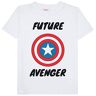 Popgear Marvel Avengers Assemble Zukunft Avenger T-shirt, Kinderen, 80-110, Weiß, Officiële Koopwaar