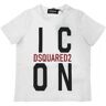 T-shirt Dsquared DQ0243-D002F Wit 6 jaar,8 jaar Boy