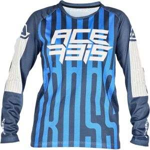 Acerbis MX J-Windy 5 Motocross-trøye for barn XS Hvit Blå