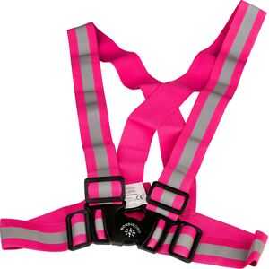 Nordic Grip Kids' Reflective Cross Belt Pink Junior, Pink