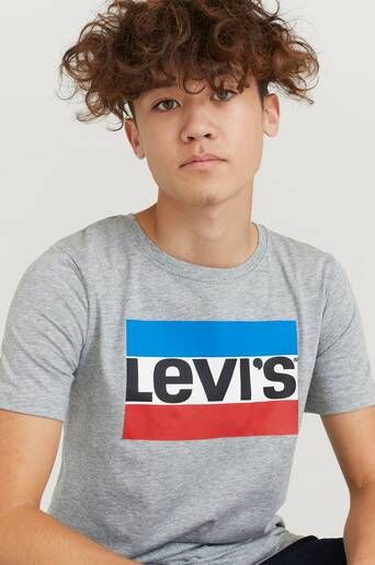 Levi'S T-Shirt Sportswear Logo Tee Grå  Male Grå