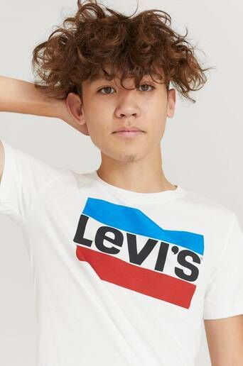 Levi'S T-Shirt Sportswear Logo Tee Hvit  Male Hvit