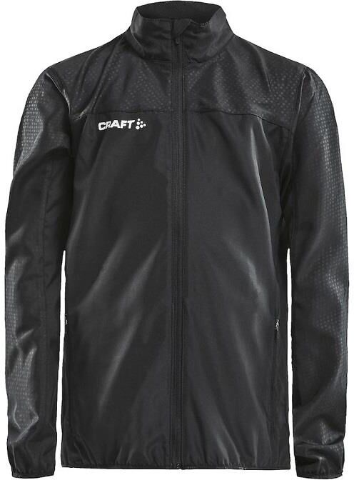 CRAFT Teamwear Rush Wind Jacket Jr Black Tynn Og Lett Vindjakke 122/128