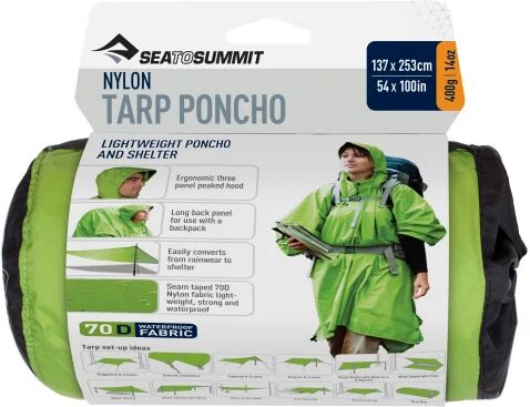 Sea to summit Nylon Tarp Poncho Grønn