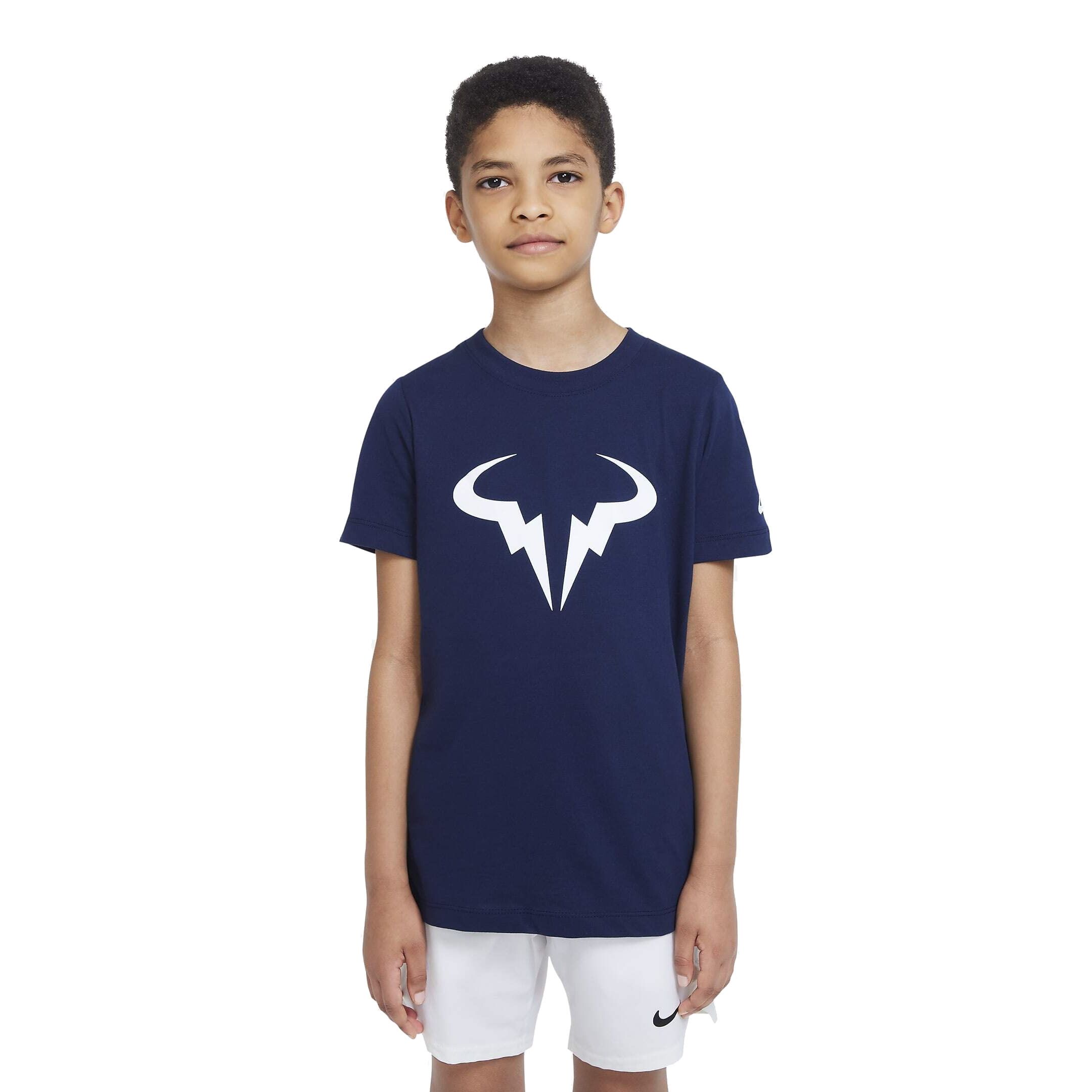 Nike Dri-Fit Rafa Tee Seasonal Junior Navy 128