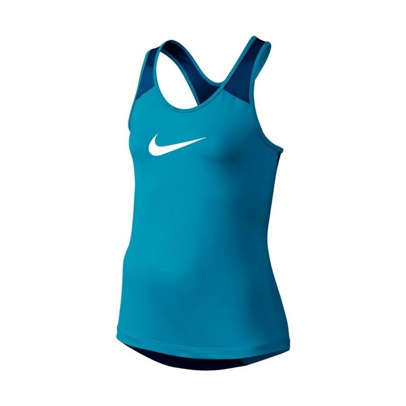 Nike Pro Cool Tank Girl Light Blue/Dark Blue S (128-137cm)
