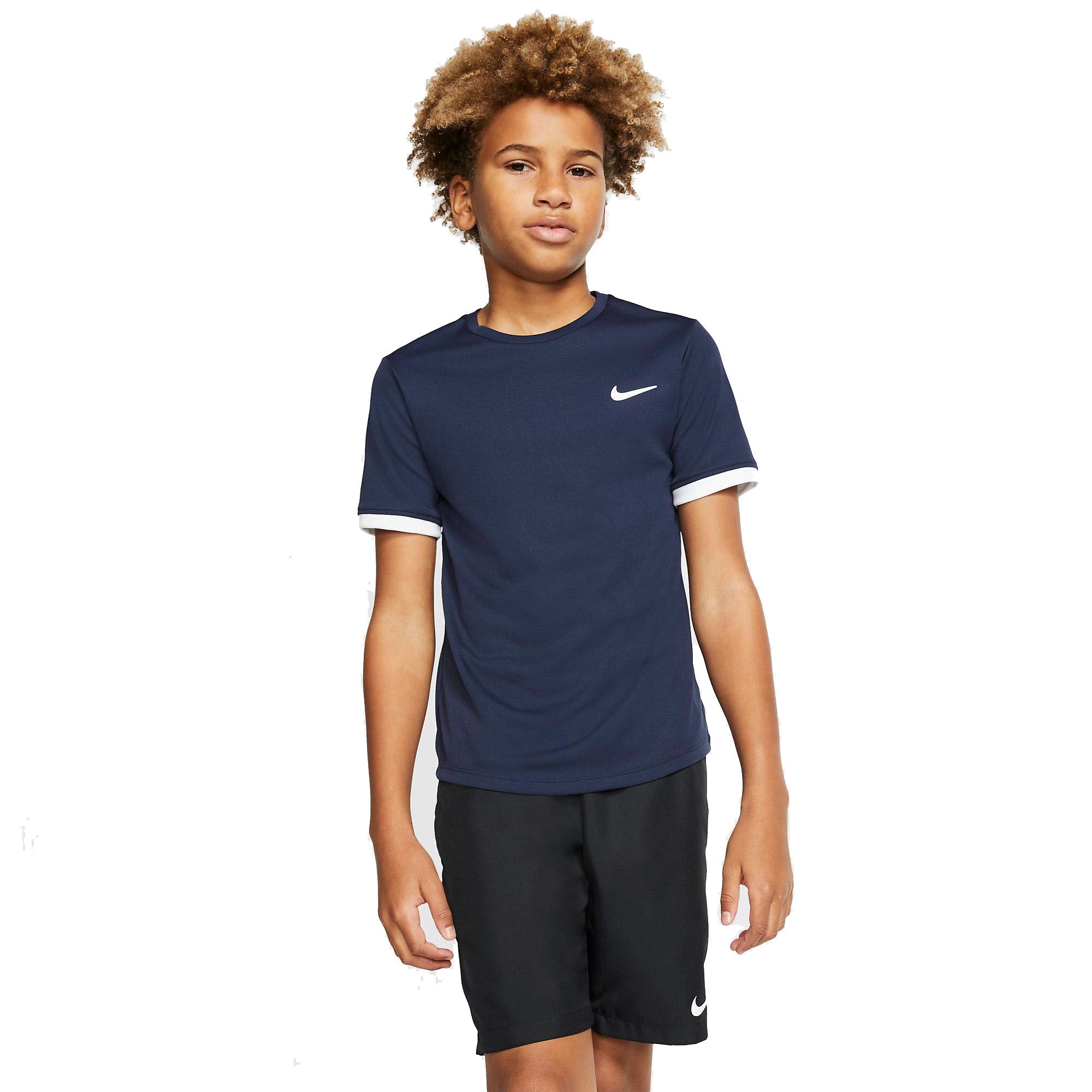 Nike Dry-Fit Tee Boy Navy 140