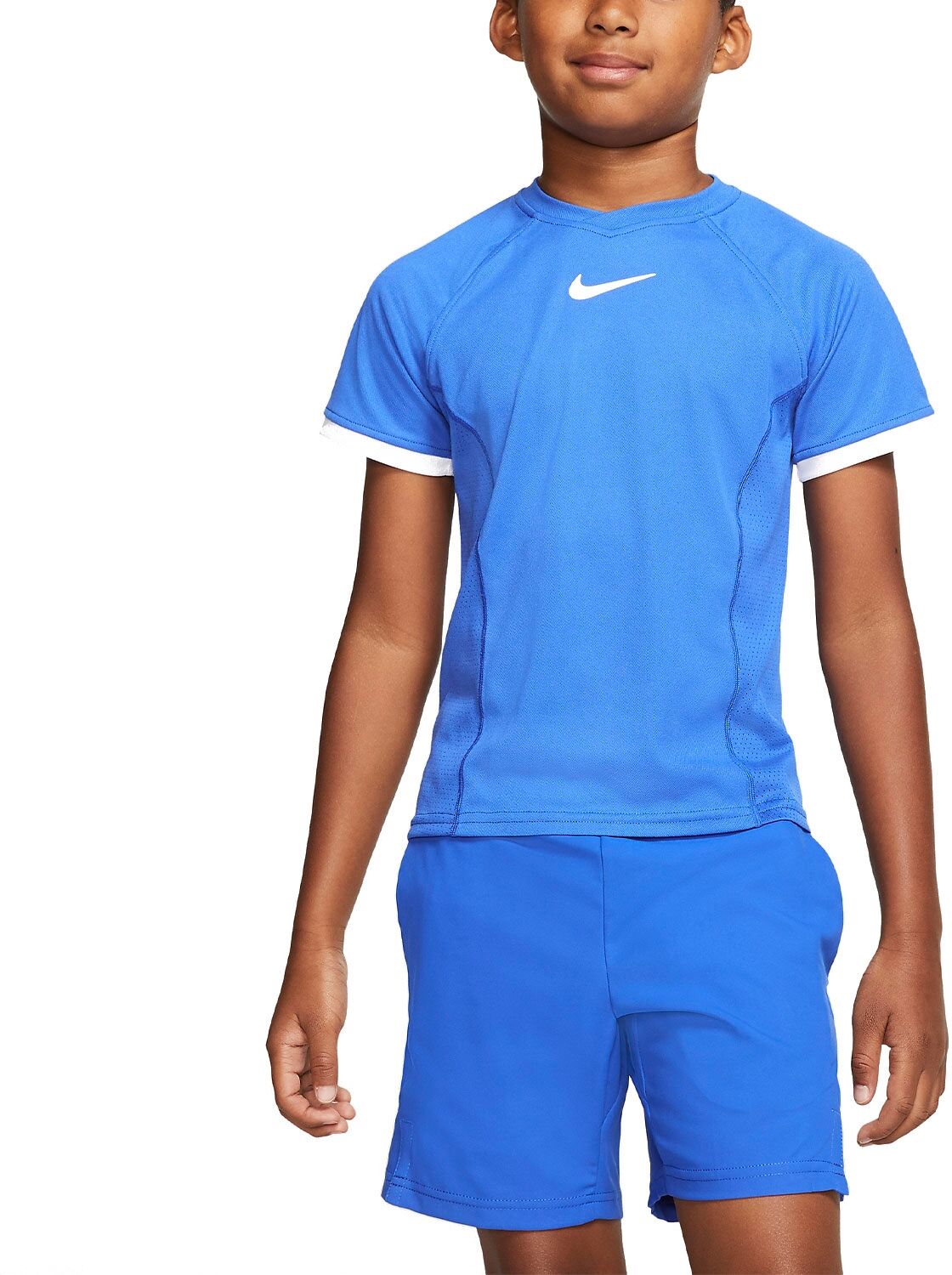 Nike Court Dri-Fit Tee Boy Blue 140