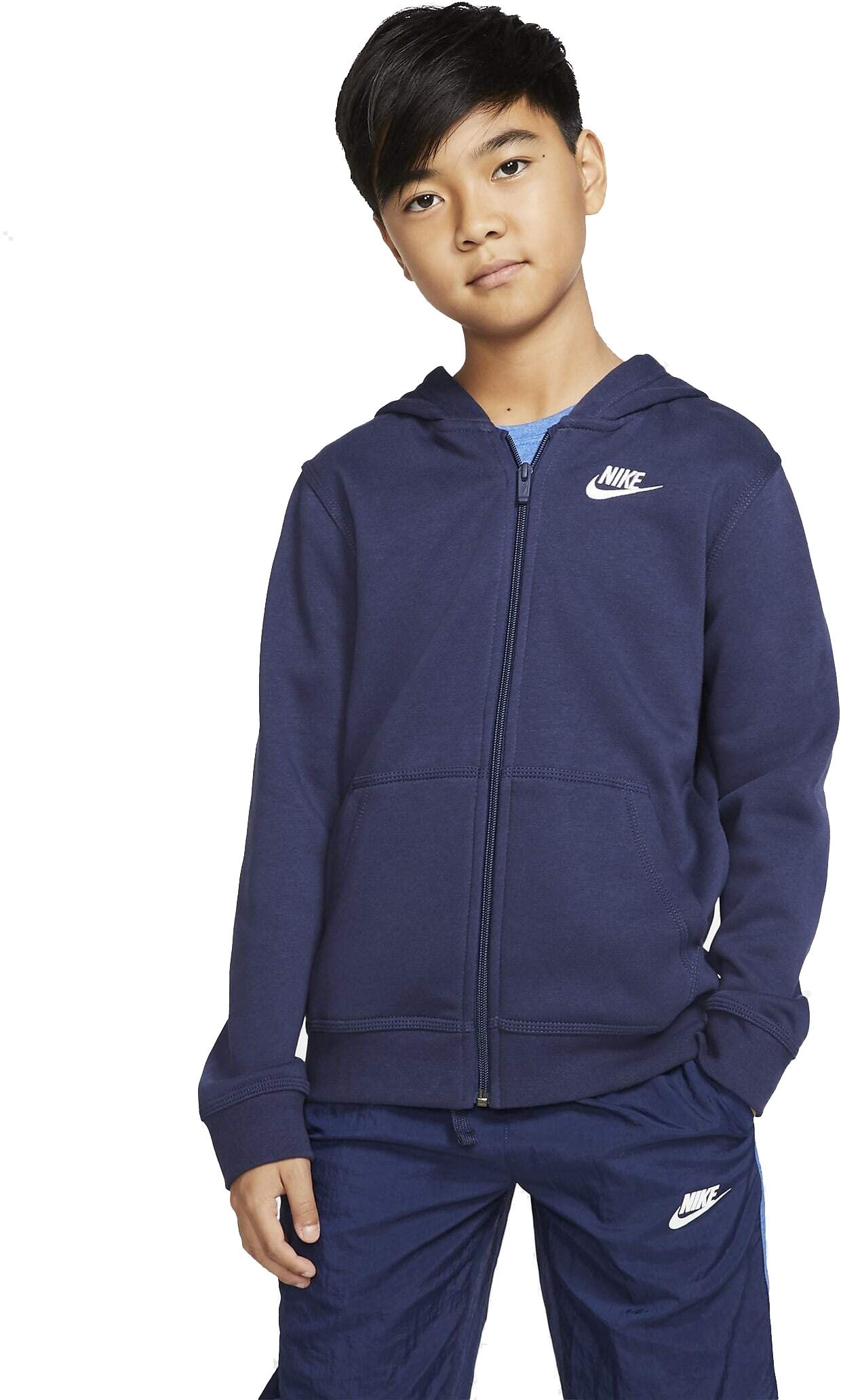 Nike Club Hoodie Boy Navy 140