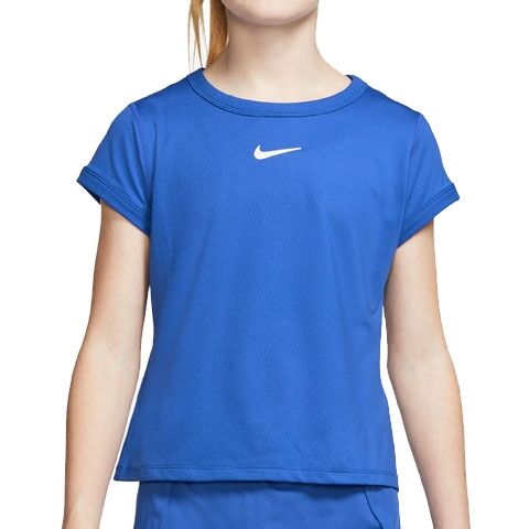 Nike Court Dry Fit Top Girls Blue 128