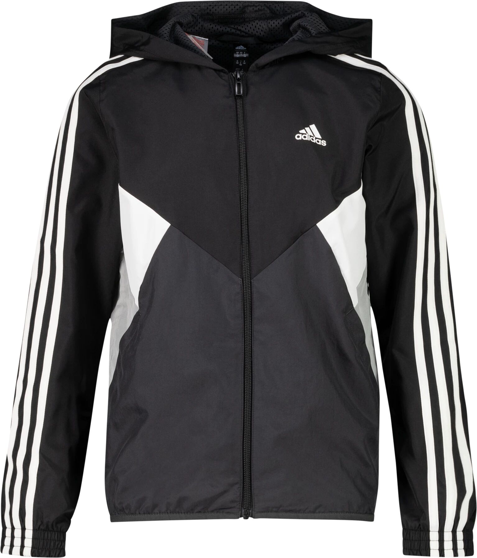 adidas Club Wind Breaker, vindjakke junior 152cm/12Y CARBON/BLACK/MGSOGR