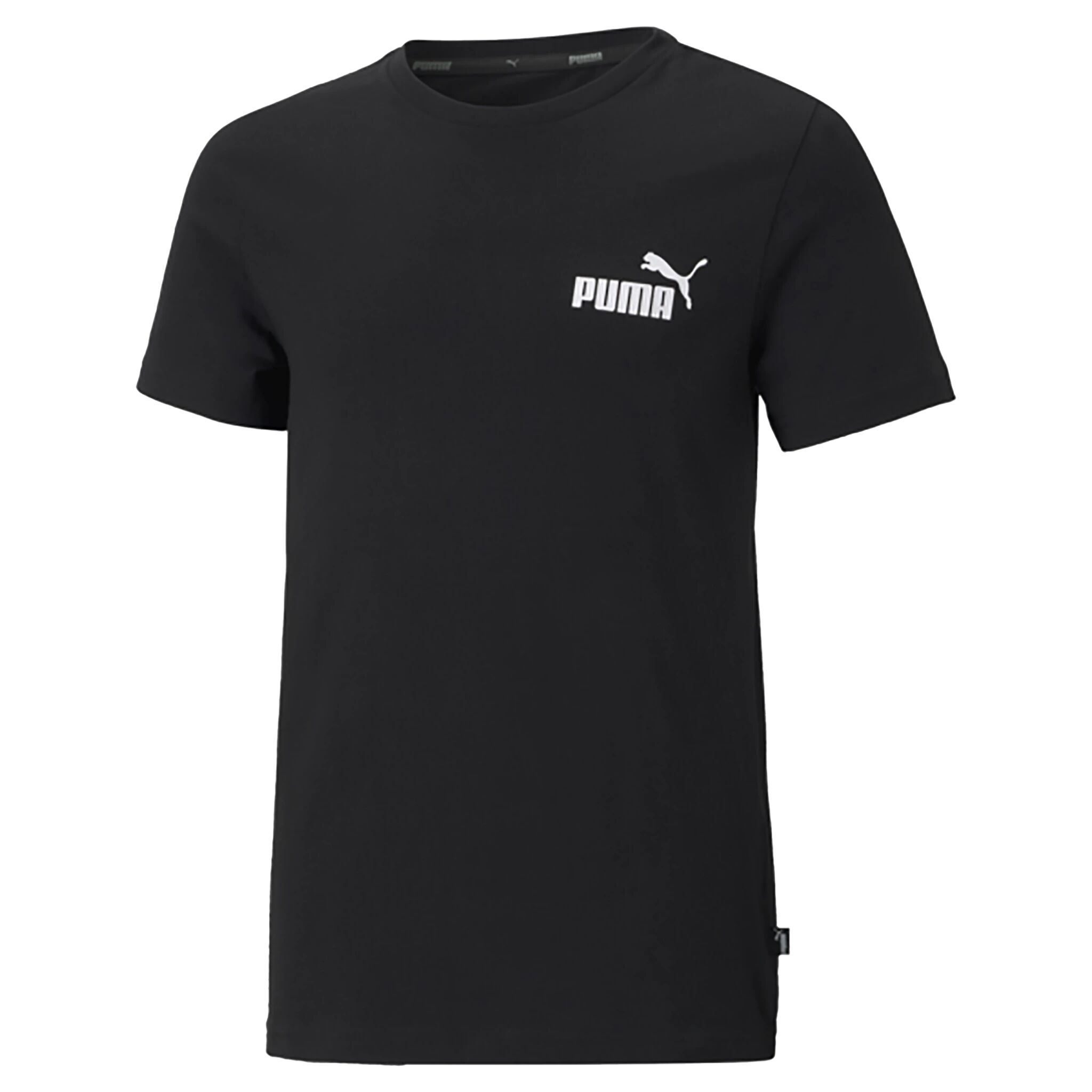 Puma Essentials Small Logo Tee, t-skjorte junior 164 Puma Black