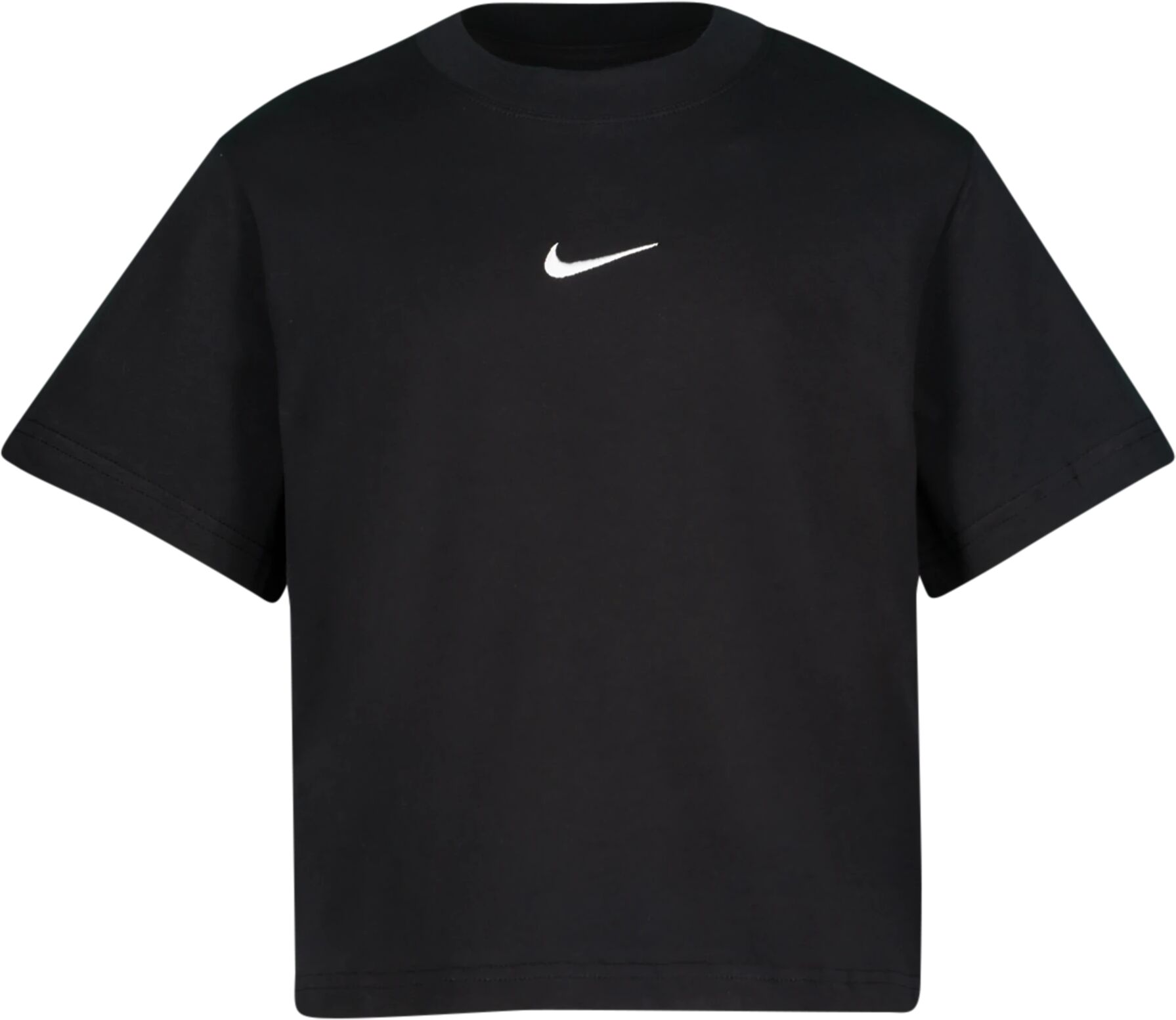 Nike Short Sleeve Boxy, t-skjorte junior XL BLACK/WHITE