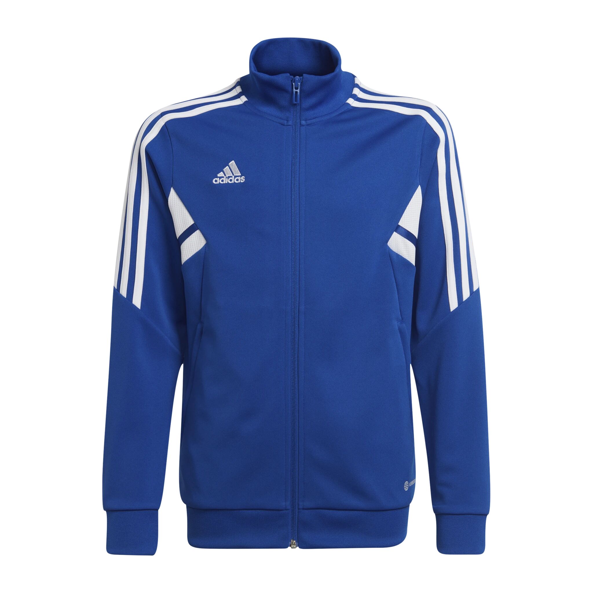 adidas CON22 TK JKT Y, treningsjakke junior 164 Team Royal Blue/whit