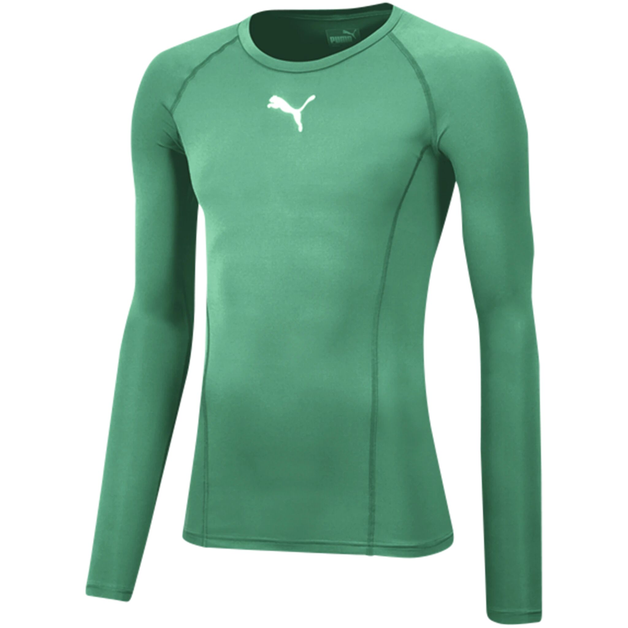 Puma LIGA Baselayer Tee LS Jr, kompresjonstrøye junior 140 Pepper Green