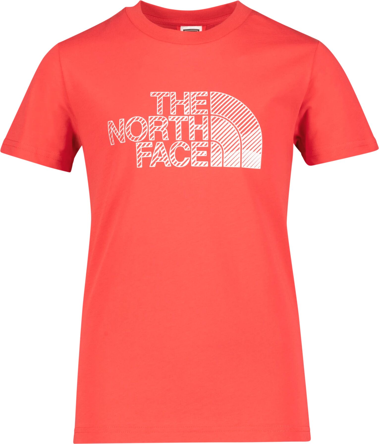 The North Face Biner Graphic 1 Tee, t-skjorte junior L Rococco red