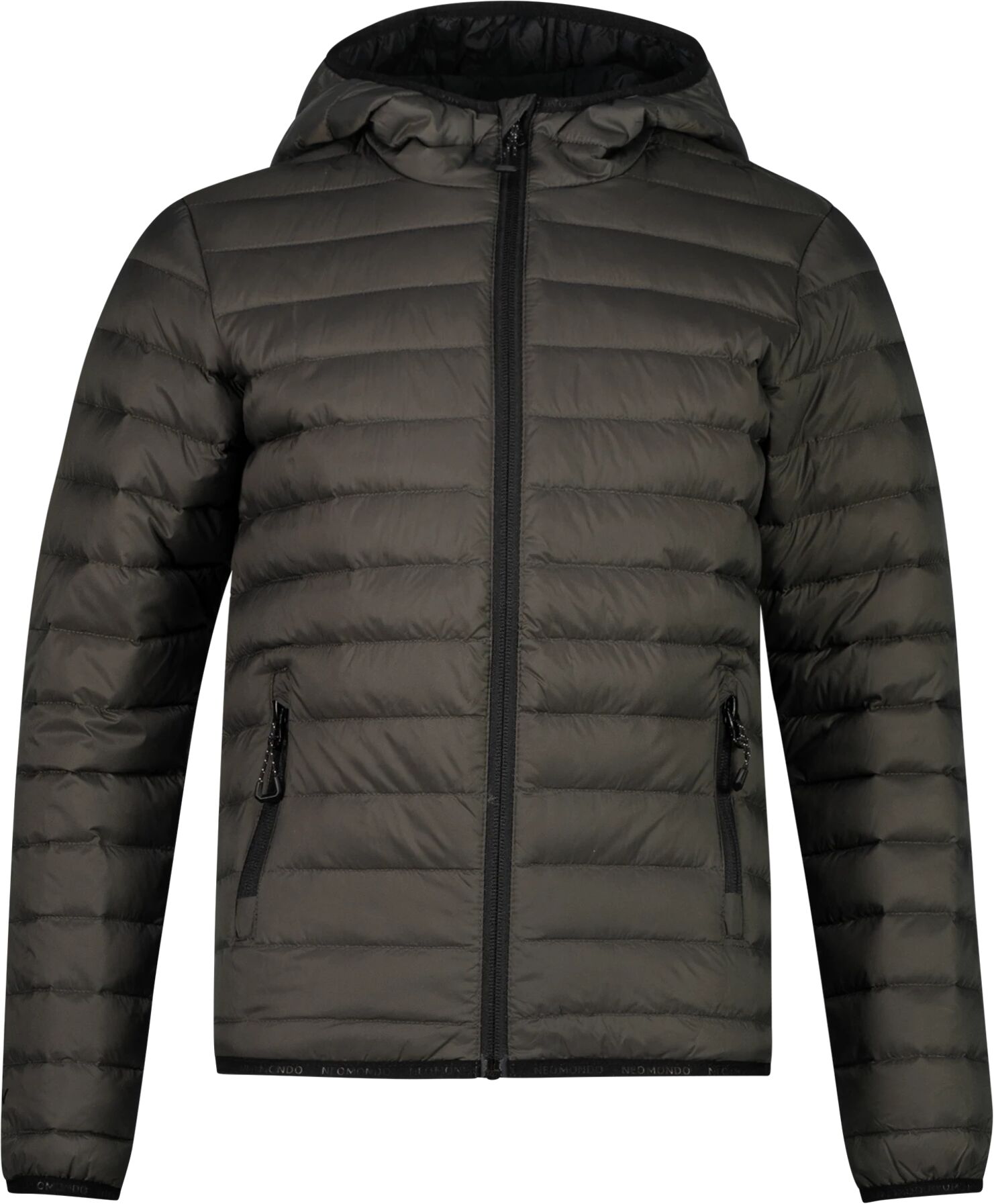 Neomondo Sundvolle jr hooded down jacket 12 Raven Grey